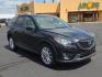 2015 Deep Crystal Blue Mica - 42M /Sand - KC4 Mazda CX-5 Grand Touring (JM3KE2DY2F0) with an SKYACTIV-G 2.5L I-4 gasoline direct injection, DOHC, variable valve control, regular unleaded, engine with 184HP engine, located at 4711 Ave Q, Lubbock, TX, 79412, (806) 687-2362, 33.551304, -101.855293 - Photo#6
