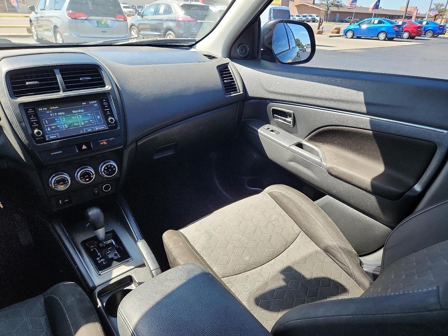 2020 BLACK Mitsubishi Outlander Sport 2.0 ES (JA4AP3AU3LU) with an 2L I-4 DOHC, MIVEC variable valve control, regular unleaded, engine with 148HP engine, located at 4711 Ave Q, Lubbock, TX, 79412, (806) 687-2362, 33.551304, -101.855293 - Photo#10