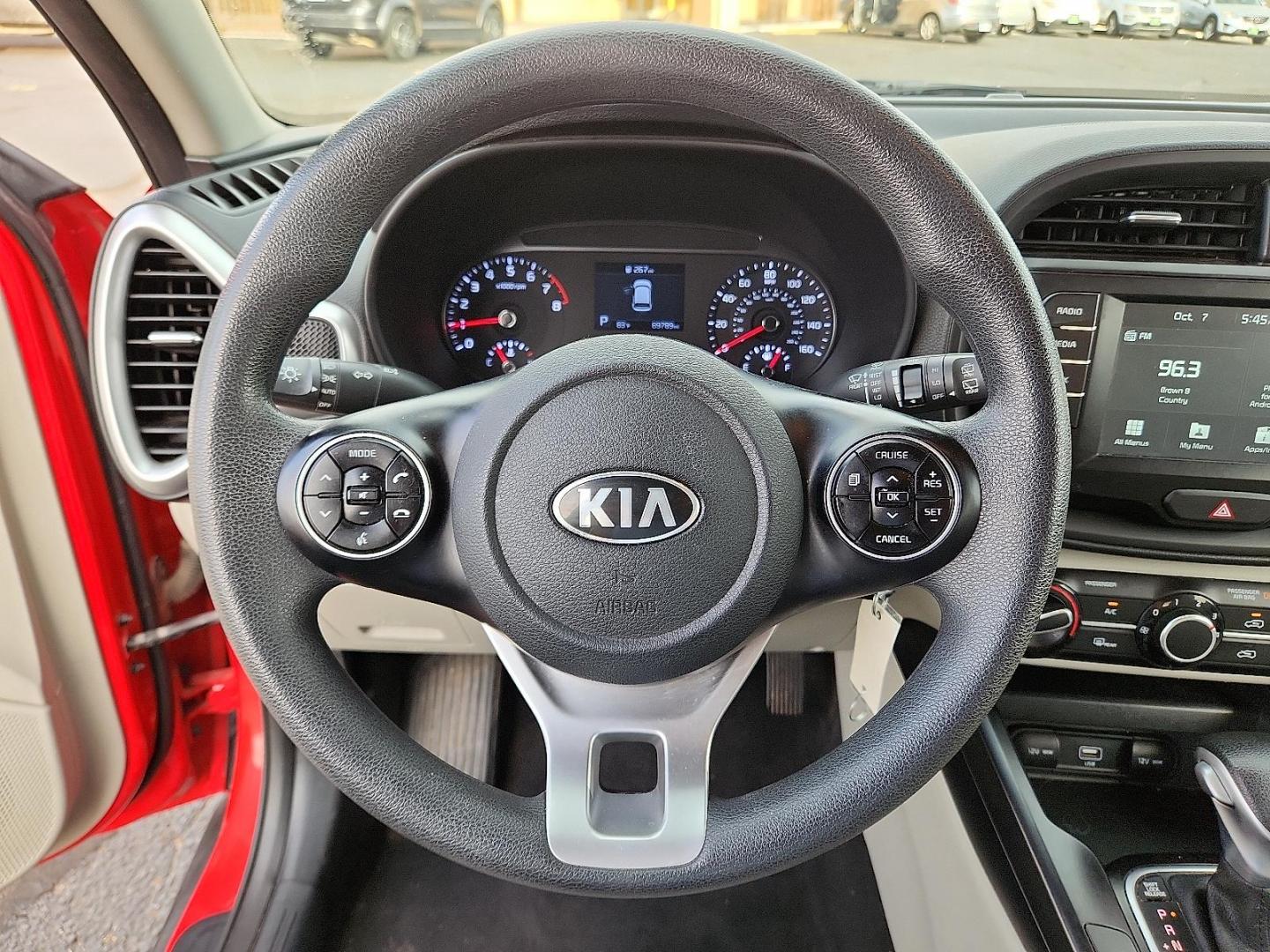 2020 Red Kia Soul LX (KNDJ23AUXL7) with an 2L I-4 DOHC, D-CVVT variable valve control, regular unleaded, engine with 147HP engine, located at 4711 Ave Q, Lubbock, TX, 79412, (806) 687-2362, 33.551304, -101.855293 - Photo#22