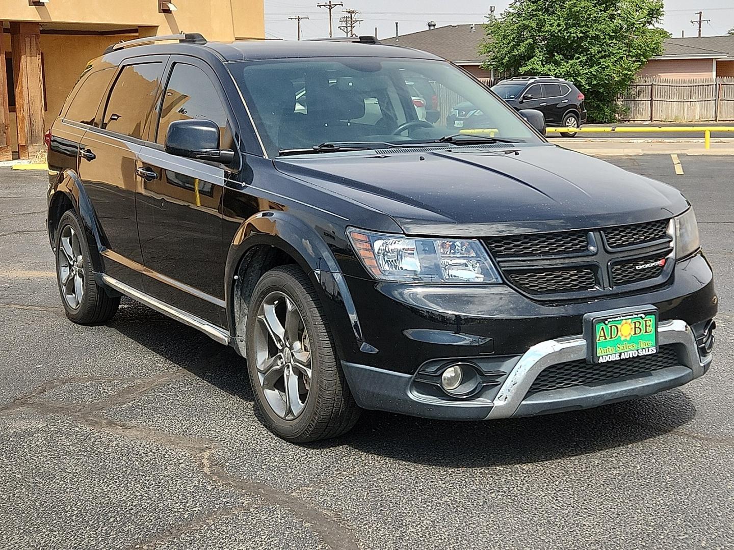 2017 BLACK /Black - X9 Dodge Journey Crossroad Plus (3C4PDCGB4HT) with an Tigershark MultiAir 2.4L I-4 DOHC, variable valve control, regular unleaded, engine with 173HP engine, located at 4711 Ave Q, Lubbock, TX, 79412, (806) 687-2362, 33.551304, -101.855293- Photo#5
