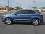 2019 Blue Metallic - FT /Dune - VD Ford Edge SEL (2FMPK3J91KB) with an EcoBoost 2L I-4 gasoline direct injection, DOHC, variable valve control, intercooled turbo, premium unleaded, engine with 250HP engine, located at 4711 Ave Q, Lubbock, TX, 79412, (806) 687-2362, 33.551304, -101.855293 - Photo#1