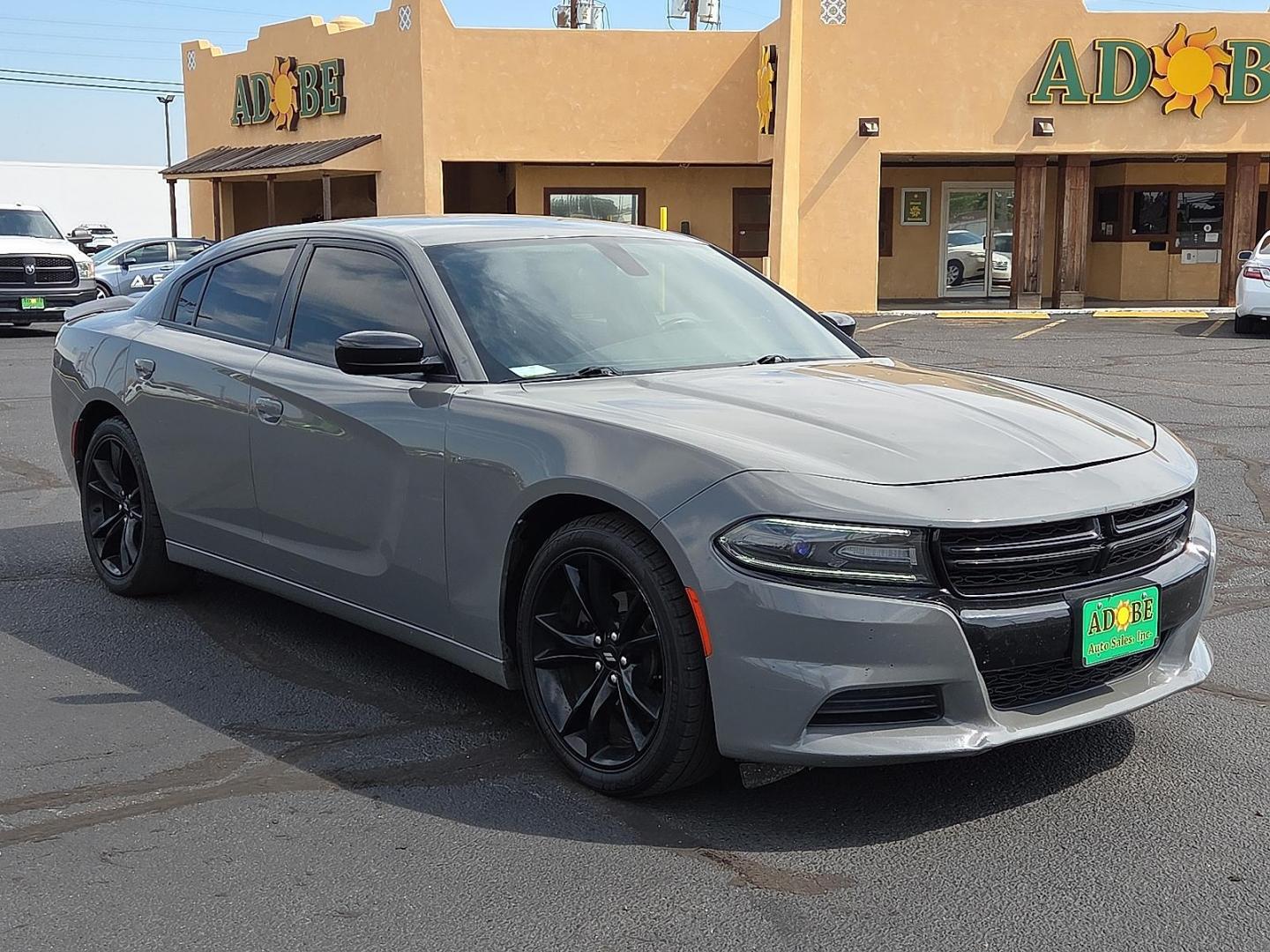 2018 Destroyer Gray Clearcoat - PDN /Black - X9 Dodge Charger SXT RWD (2C3CDXBG3JH) with an Pentastar 3.6L V-6 DOHC, variable valve control, regular unleaded, engine with 292HP engine, located at 4711 Ave Q, Lubbock, TX, 79412, (806) 687-2362, 33.551304, -101.855293 - Photo#6