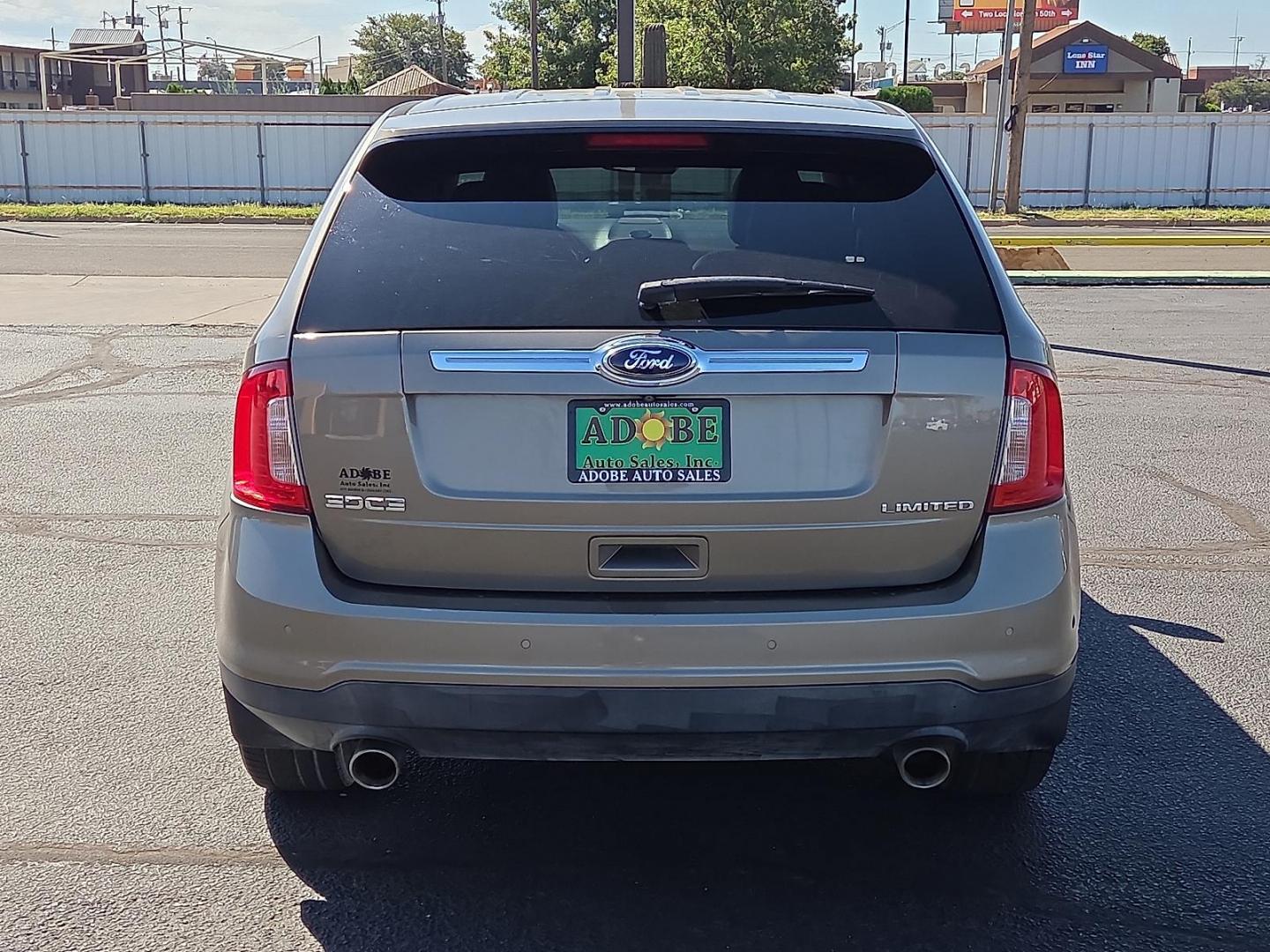 2014 Sunset Metallic - D7 /Medium Light Stone - GL Ford Edge Limited (2FMDK3KC1EB) with an 3.5L V-6 DOHC, variable valve control, regular unleaded, engine with 285HP engine, located at 4711 Ave Q, Lubbock, TX, 79412, (806) 687-2362, 33.551304, -101.855293 - Photo#3