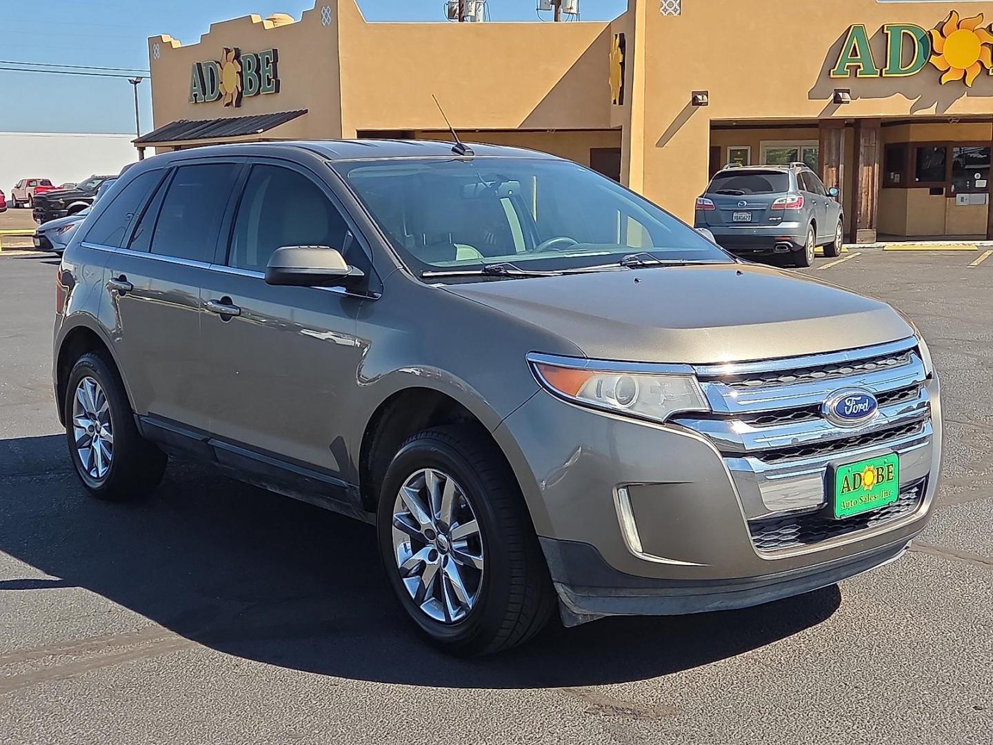 2014 Sunset Metallic - D7 /Medium Light Stone - GL Ford Edge Limited (2FMDK3KC1EB) with an 3.5L V-6 DOHC, variable valve control, regular unleaded, engine with 285HP engine, located at 4711 Ave Q, Lubbock, TX, 79412, (806) 687-2362, 33.551304, -101.855293 - Photo#6