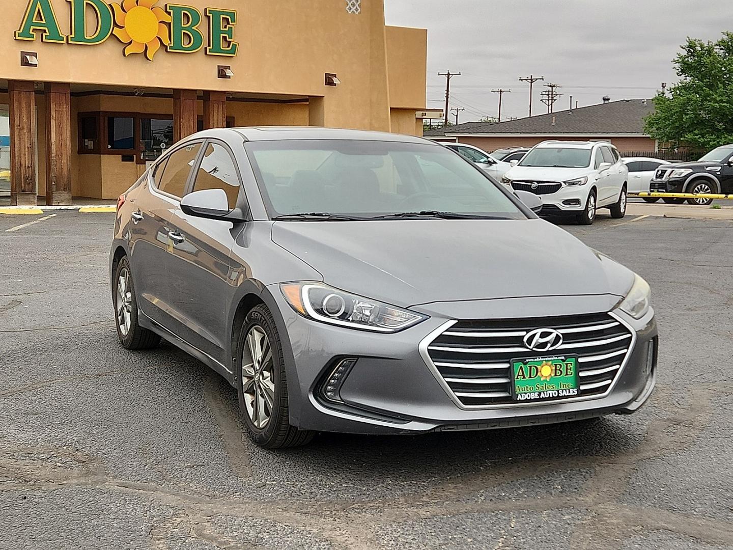 2018 GRAY /Gray - PK Hyundai Elantra Value Edition (5NPD84LF3JH) with an Nu 2L I-4 DOHC, D-CVVT variable valve control, regular unleaded, engine with 147HP engine, located at 4711 Ave Q, Lubbock, TX, 79412, (806) 687-2362, 33.551304, -101.855293 - Photo#5