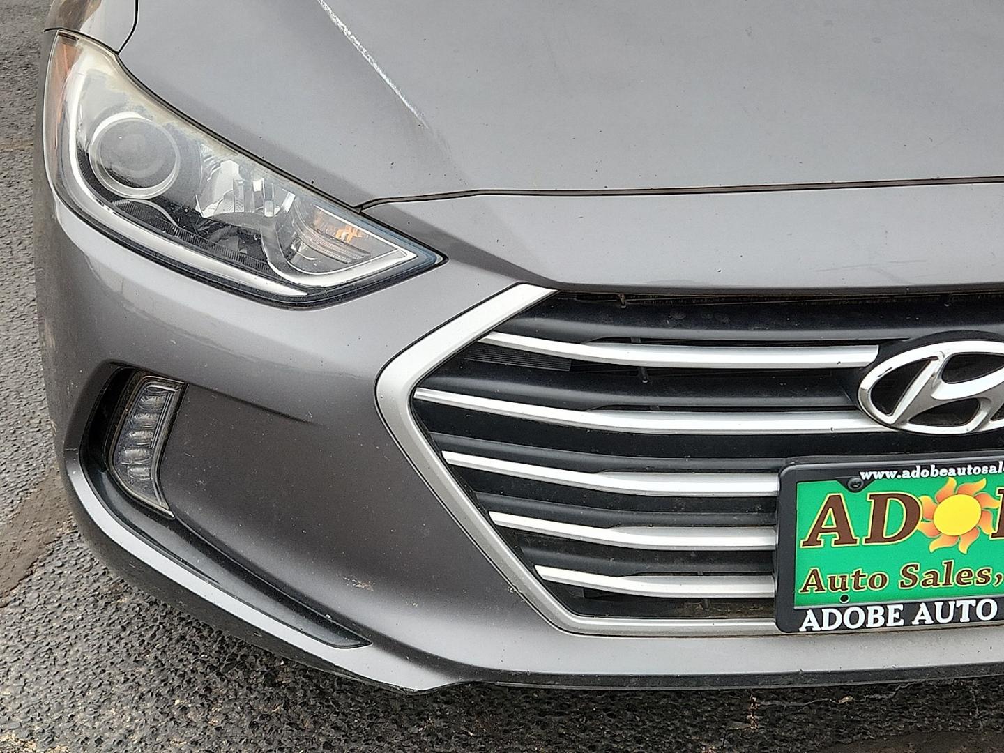 2018 GRAY /Gray - PK Hyundai Elantra Value Edition (5NPD84LF3JH) with an Nu 2L I-4 DOHC, D-CVVT variable valve control, regular unleaded, engine with 147HP engine, located at 4711 Ave Q, Lubbock, TX, 79412, (806) 687-2362, 33.551304, -101.855293 - Photo#7