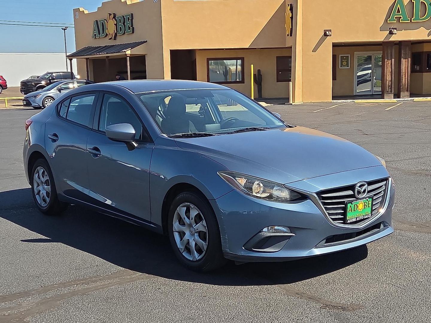 2016 Blue Reflex Mica - 42B /Black - BV0 Mazda Mazda3 i Sport (JM1BM1T77G1) with an SKYACTIV-G 2L I-4 gasoline direct injection, DOHC, variable valve control, regular unleaded, engine with 155HP engine, located at 4711 Ave Q, Lubbock, TX, 79412, (806) 687-2362, 33.551304, -101.855293 - Photo#6