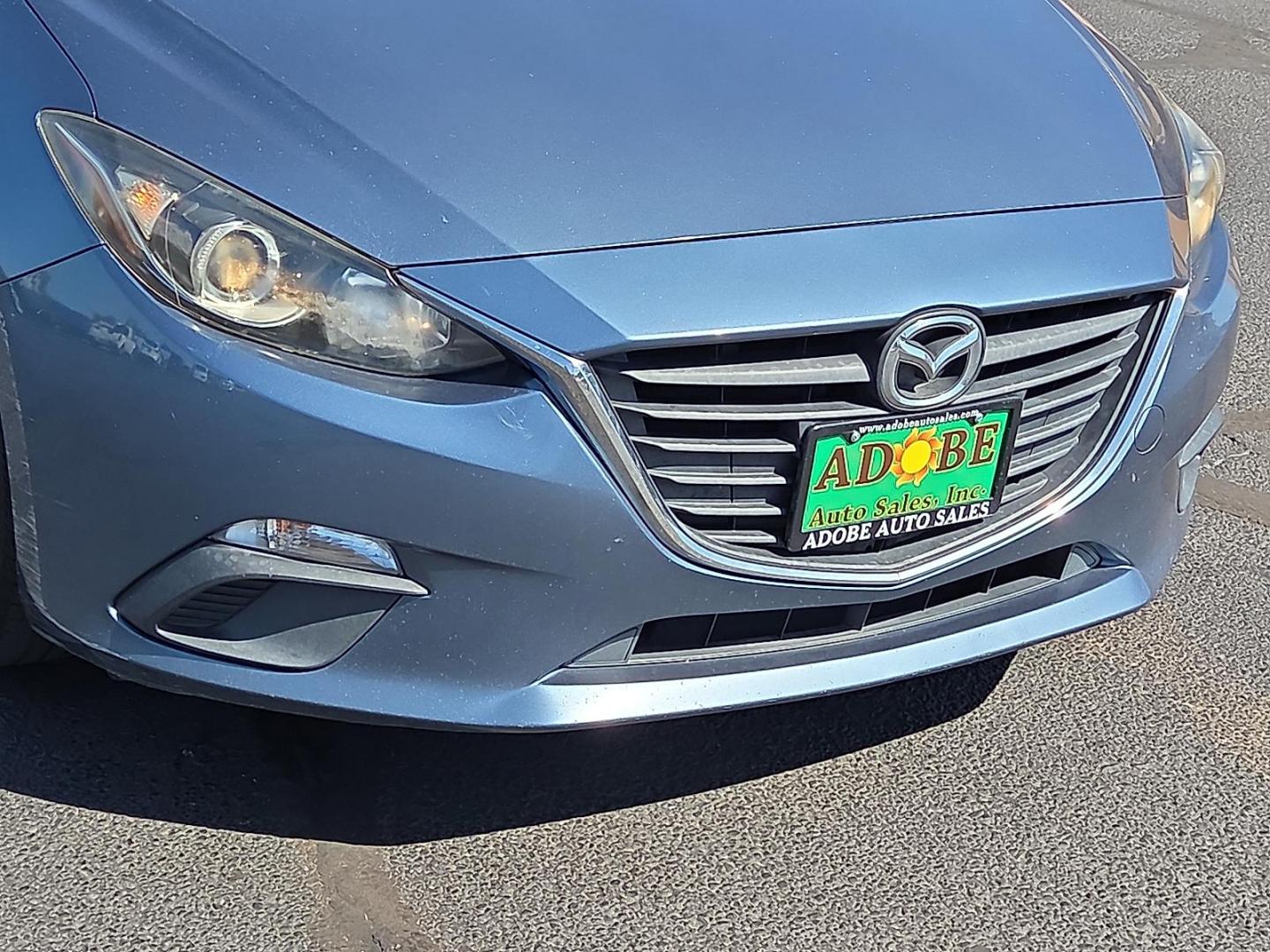 2016 Blue Reflex Mica - 42B /Black - BV0 Mazda Mazda3 i Sport (JM1BM1T77G1) with an SKYACTIV-G 2L I-4 gasoline direct injection, DOHC, variable valve control, regular unleaded, engine with 155HP engine, located at 4711 Ave Q, Lubbock, TX, 79412, (806) 687-2362, 33.551304, -101.855293 - Photo#8