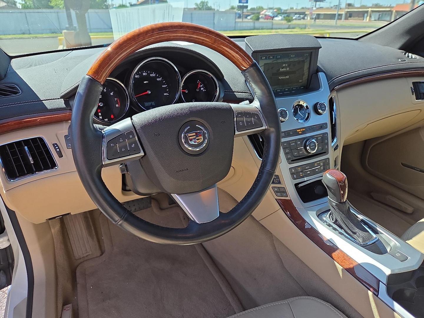2011 WHITE /Cashmere w/Ebony Accents Cadillac CTS Premium (1G6DP1EDXB0) with an 3.6L V-6 gasoline direct injection, DOHC, variable valve control, regular unleaded, engine with 304HP engine, located at 4711 Ave Q, Lubbock, TX, 79412, (806) 687-2362, 33.551304, -101.855293 - Photo#23