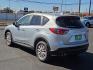 2016 Sonic Silver Metallic - 45P /Black - KC3 Mazda CX-5 Touring (JM3KE2CY3G0) with an SKYACTIV-G 2.5L I-4 gasoline direct injection, DOHC, variable valve control, regular unleaded, engine with 184HP engine, located at 4711 Ave Q, Lubbock, TX, 79412, (806) 687-2362, 33.551304, -101.855293 - Photo#2