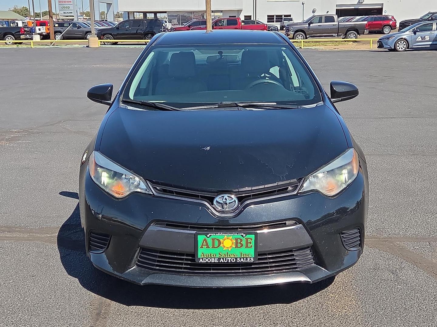 2015 Black Sand Mica - 209 /Ash - 16 Toyota Corolla LE (2T1BURHE7FC) with an 1.8L I-4 DOHC, VVT-i variable valve control, regular unleaded, engine with 132HP engine, located at 4711 Ave Q, Lubbock, TX, 79412, (806) 687-2362, 33.551304, -101.855293 - Photo#7