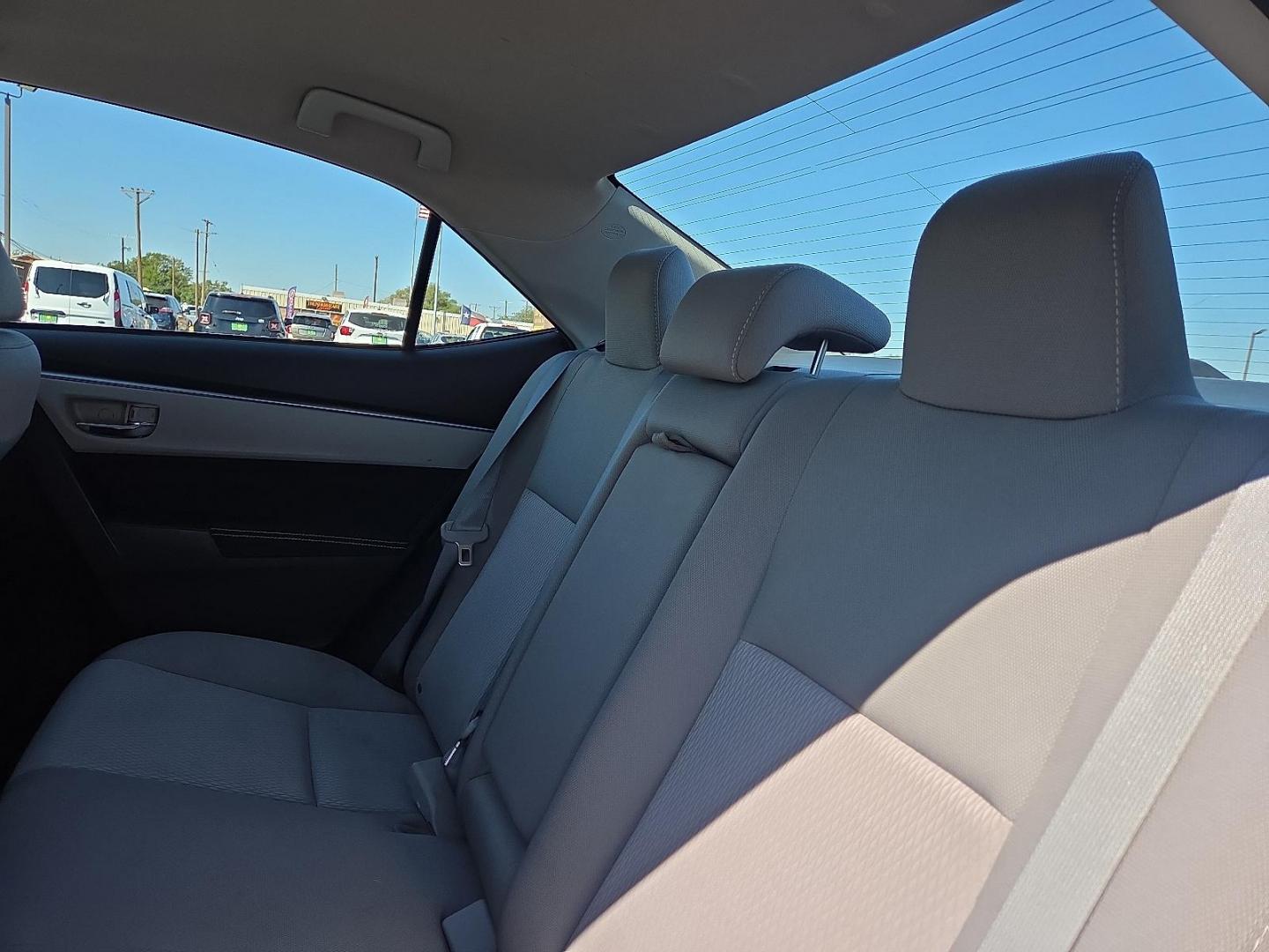 2015 Black Sand Mica - 209 /Ash - 16 Toyota Corolla LE (2T1BURHE7FC) with an 1.8L I-4 DOHC, VVT-i variable valve control, regular unleaded, engine with 132HP engine, located at 4711 Ave Q, Lubbock, TX, 79412, (806) 687-2362, 33.551304, -101.855293 - Photo#18