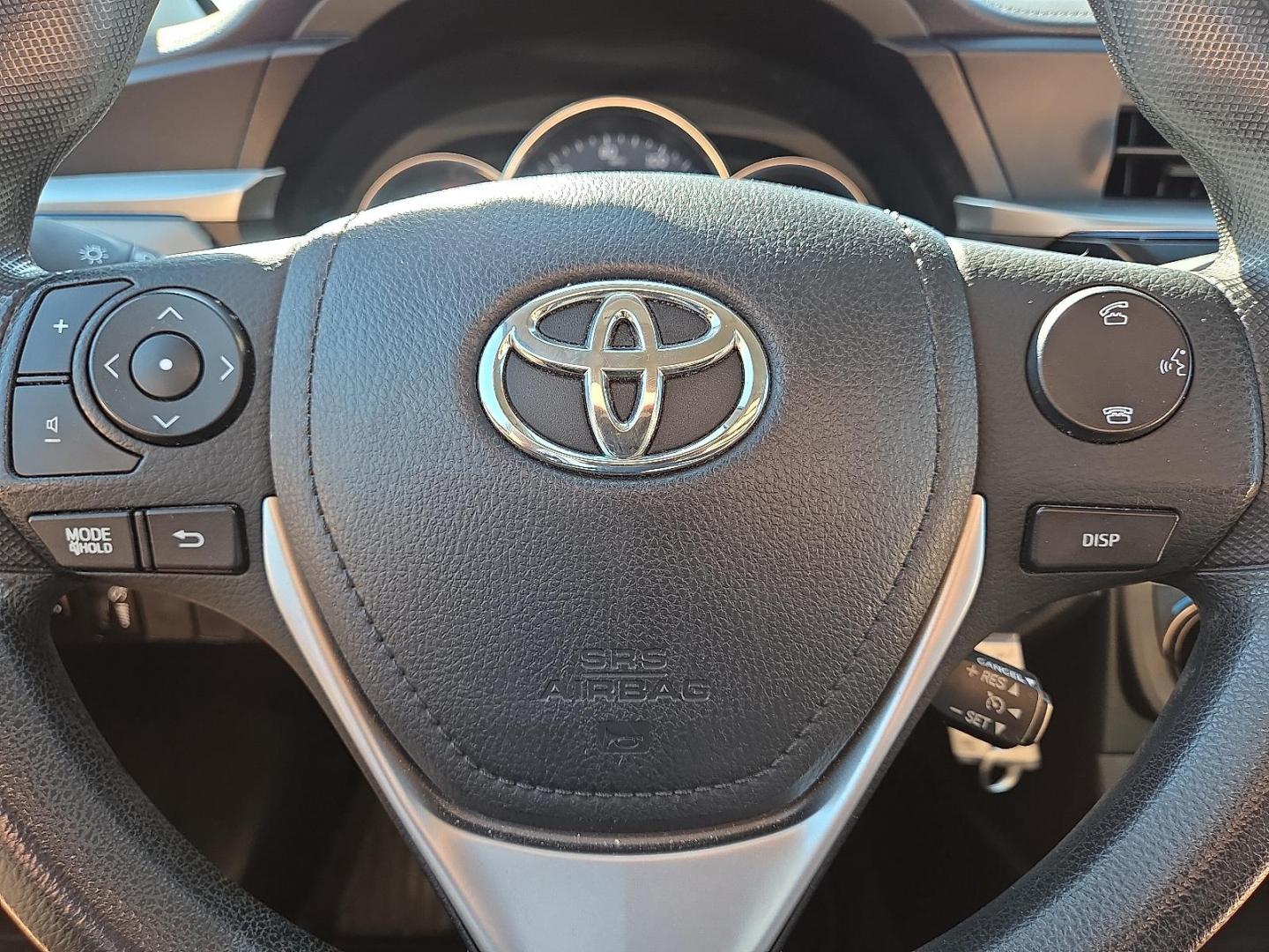 2015 Black Sand Mica - 209 /Ash - 16 Toyota Corolla LE (2T1BURHE7FC) with an 1.8L I-4 DOHC, VVT-i variable valve control, regular unleaded, engine with 132HP engine, located at 4711 Ave Q, Lubbock, TX, 79412, (806) 687-2362, 33.551304, -101.855293 - Photo#29