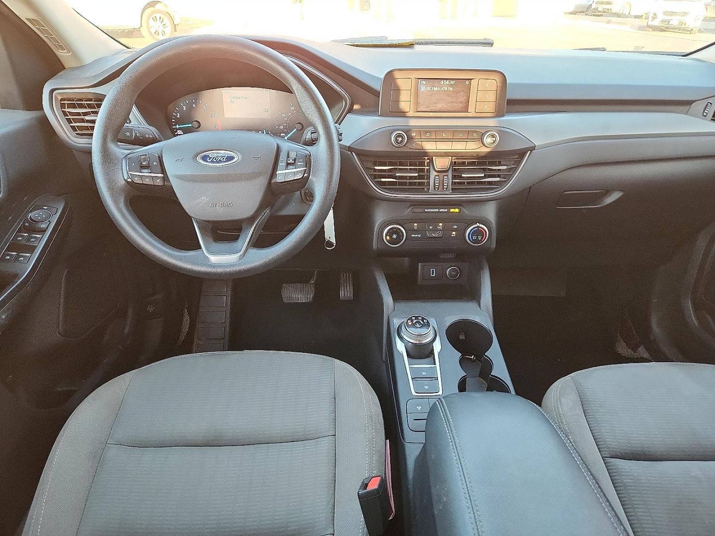 2020 GOLD Ford Escape S (1FMCU0F6XLU) with an EcoBoost 1.5L I-3 port/direct injection, DOHC, Ti-VCT variable valve control, intercooled turbo, premium unleaded, engine with 181HP engine, located at 4711 Ave Q, Lubbock, TX, 79412, (806) 687-2362, 33.551304, -101.855293 - Photo#9