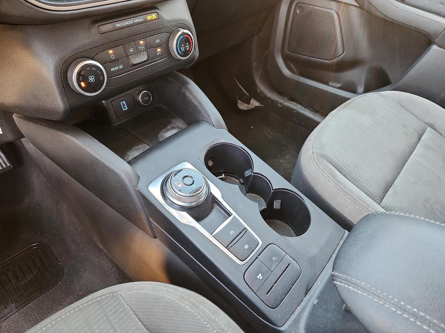 2020 GOLD Ford Escape S (1FMCU0F6XLU) with an EcoBoost 1.5L I-3 port/direct injection, DOHC, Ti-VCT variable valve control, intercooled turbo, premium unleaded, engine with 181HP engine, located at 4711 Ave Q, Lubbock, TX, 79412, (806) 687-2362, 33.551304, -101.855293 - Photo#17