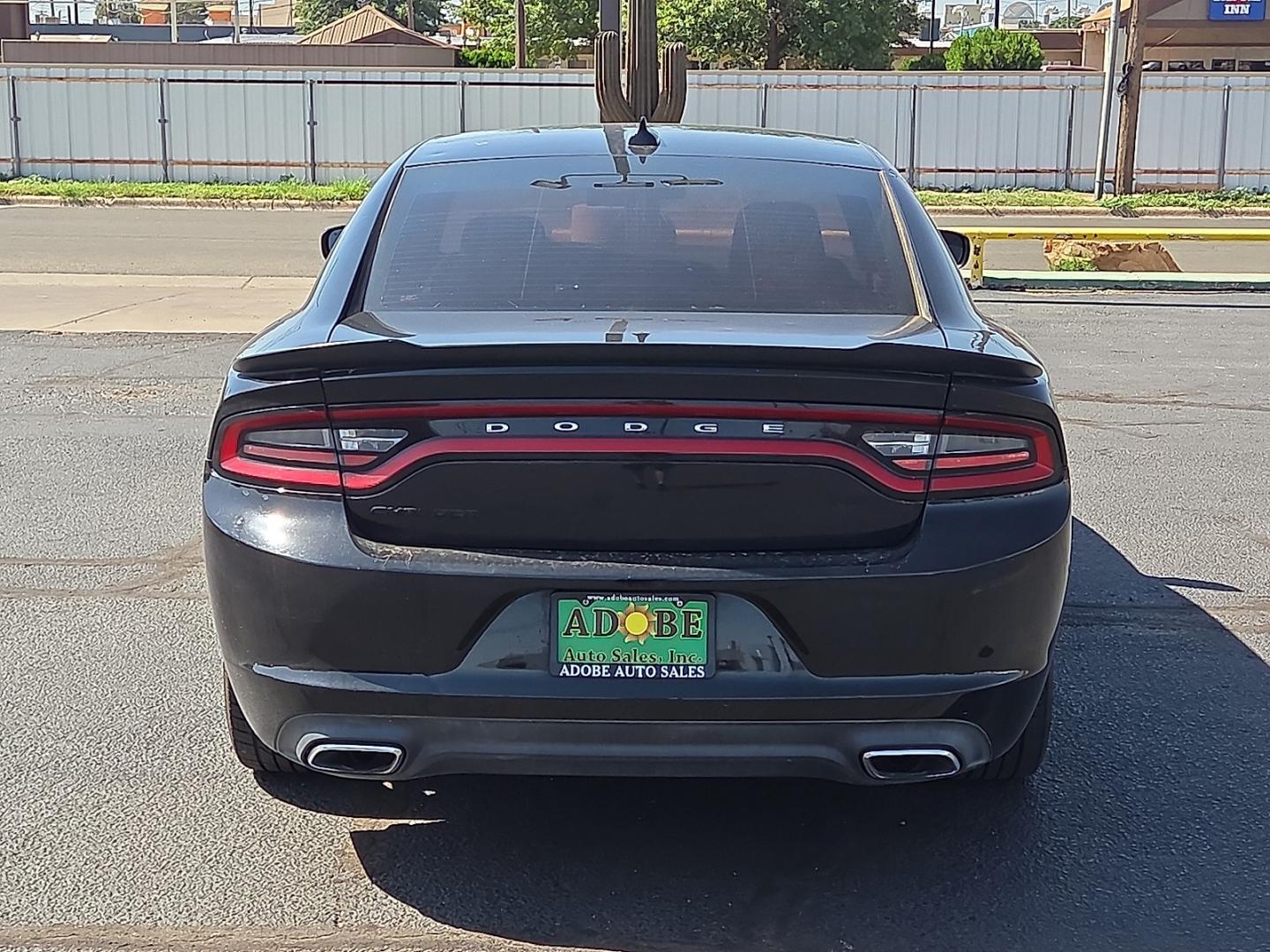 2016 Pitch Black Clearcoat - PX8 /Black - X9 Dodge Charger SXT (2C3CDXHG1GH) with an Pentastar 3.6L V-6 DOHC, variable valve control, regular unleaded, engine with 292HP engine, located at 4711 Ave Q, Lubbock, TX, 79412, (806) 687-2362, 33.551304, -101.855293- Photo#3