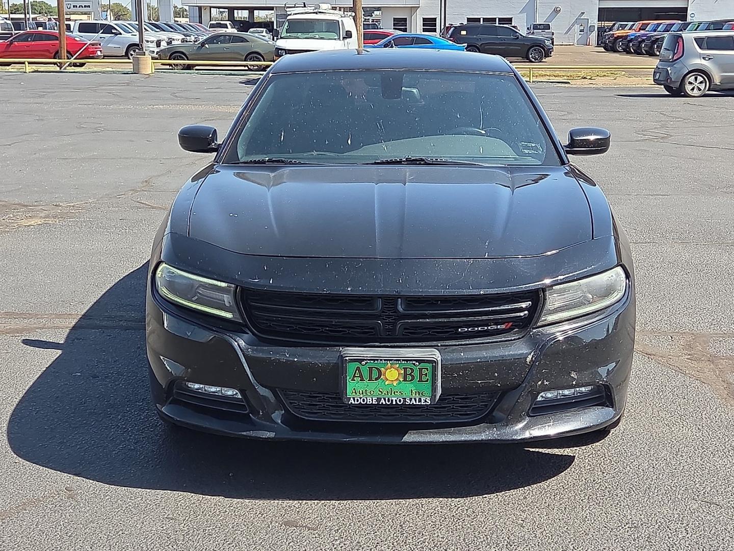 2016 Pitch Black Clearcoat - PX8 /Black - X9 Dodge Charger SXT (2C3CDXHG1GH) with an Pentastar 3.6L V-6 DOHC, variable valve control, regular unleaded, engine with 292HP engine, located at 4711 Ave Q, Lubbock, TX, 79412, (806) 687-2362, 33.551304, -101.855293- Photo#7