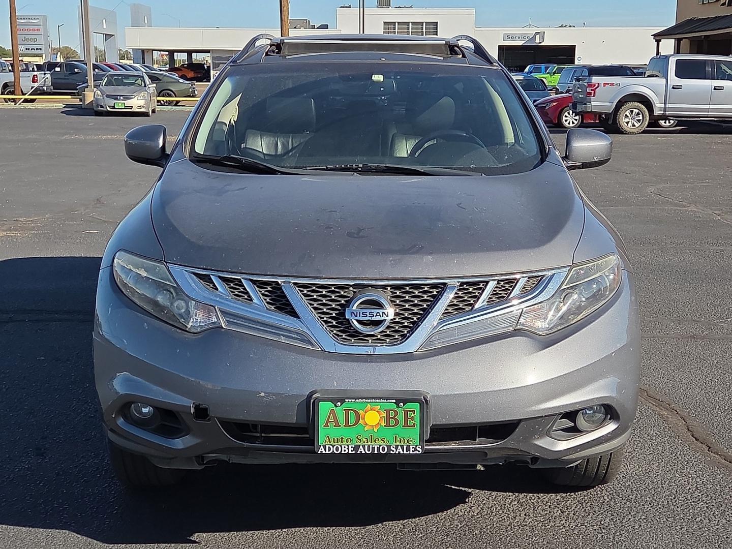 2014 Gun Metallic - KAD /Black - G Nissan Murano LE (JN8AZ1MUXEW) with an 3.5L V-6 DOHC, variable valve control, regular gasoline, engine with 260HP engine, located at 4711 Ave Q, Lubbock, TX, 79412, (806) 687-2362, 33.551304, -101.855293- Photo#7