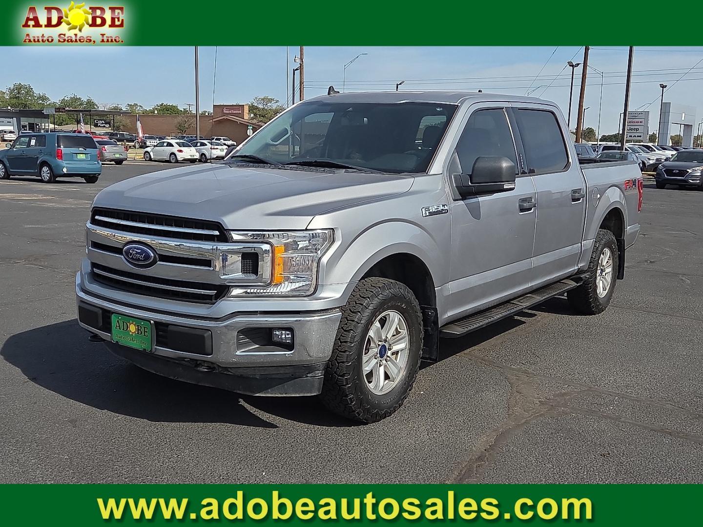 2020 Iconic Silver Metallic - JS /Medium Earth Gray - MG Ford F-150 XLT (1FTEW1E51LK) with an 5L V-8 port/direct injection, DOHC, variable valve control, regular unleaded, engine with 395HP engine, located at 4711 Ave Q, Lubbock, TX, 79412, (806) 687-2362, 33.551304, -101.855293- Photo#0