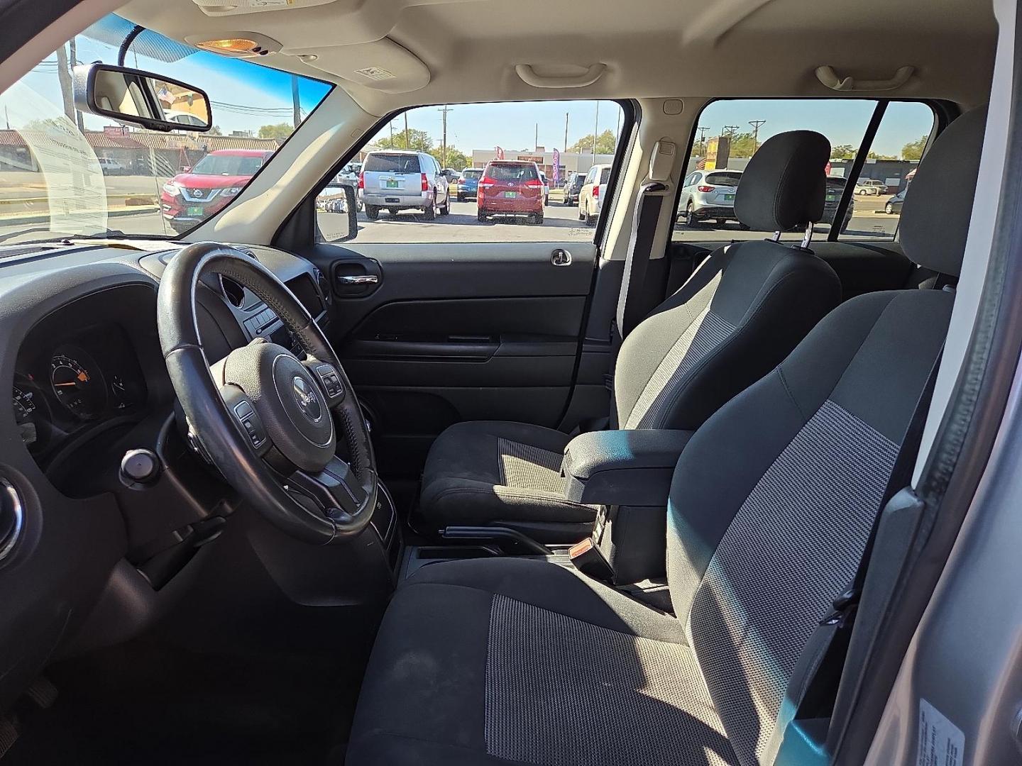 2017 Billet Silver Metallic Clearcoat - PSC /Dark Slate Gray - DV Jeep Patriot Latitude FWD (1C4NJPFA1HD) with an 2L I-4 DOHC, variable valve control, regular unleaded, engine with 158HP engine, located at 4711 Ave Q, Lubbock, TX, 79412, (806) 687-2362, 33.551304, -101.855293 - Photo#21