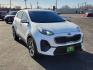 2021 WHITE Kia Sportage LX (KNDPM3AC5M7) with an Theta II 2.4L I-4 gasoline direct injection, DOHC, D-CVVT variable valve control, regular unleaded, engine with 181HP engine, located at 4711 Ave Q, Lubbock, TX, 79412, (806) 687-2362, 33.551304, -101.855293 - Photo#5