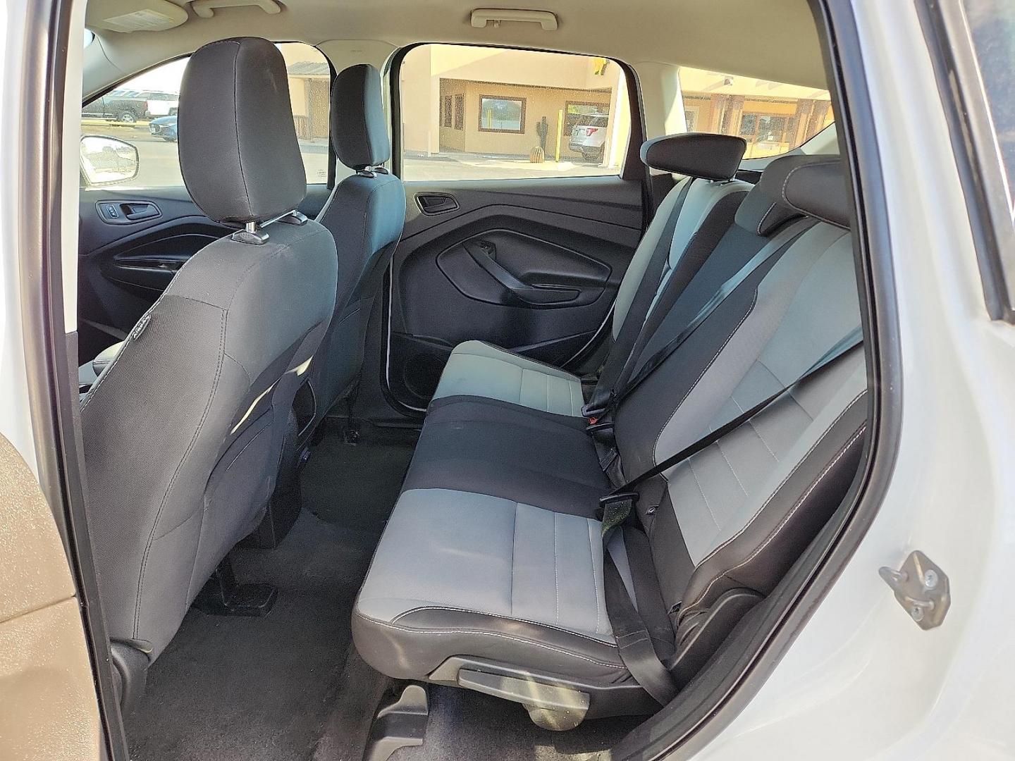 2018 WHITE Ford Escape S (1FMCU0F70JU) with an Duratec 2.5L I-4 DOHC, iVCT variable valve control, regular unleaded, engine with 168HP engine, located at 4711 Ave Q, Lubbock, TX, 79412, (806) 687-2362, 33.551304, -101.855293 - Photo#8