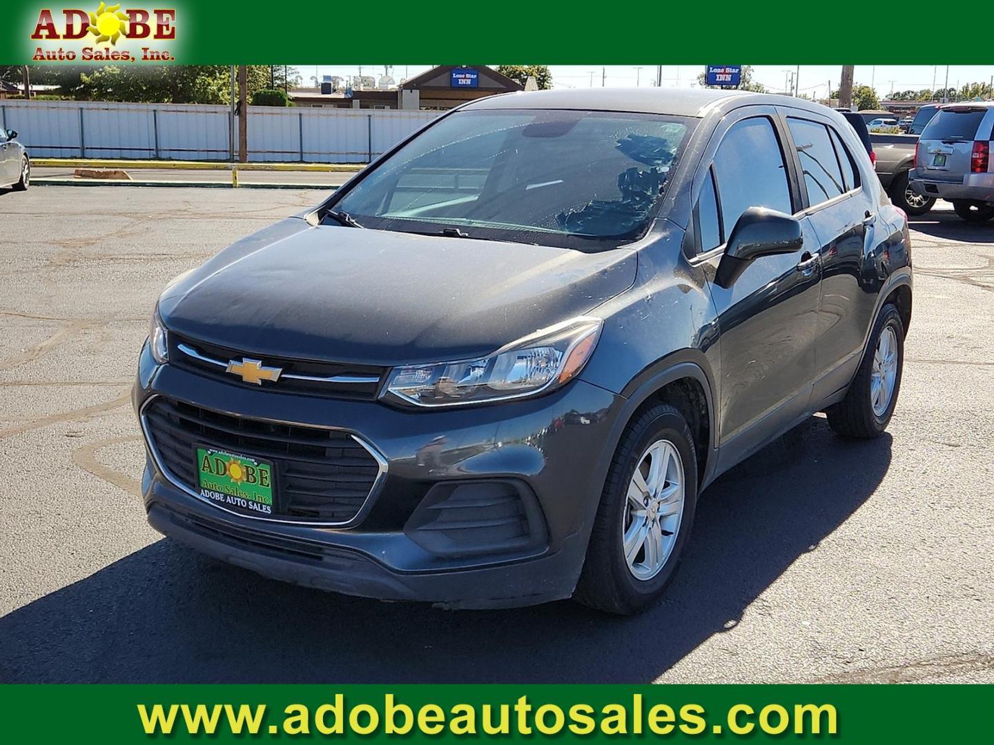 2019 GRAY Chevrolet Trax LS (3GNCJKSBXKL) with an Ecotec 1.4L I-4 DOHC, variable valve control, intercooled turbo, regular unleaded, engine with 138HP engine, located at 4711 Ave Q, Lubbock, TX, 79412, (806) 687-2362, 33.551304, -101.855293 - Photo#0