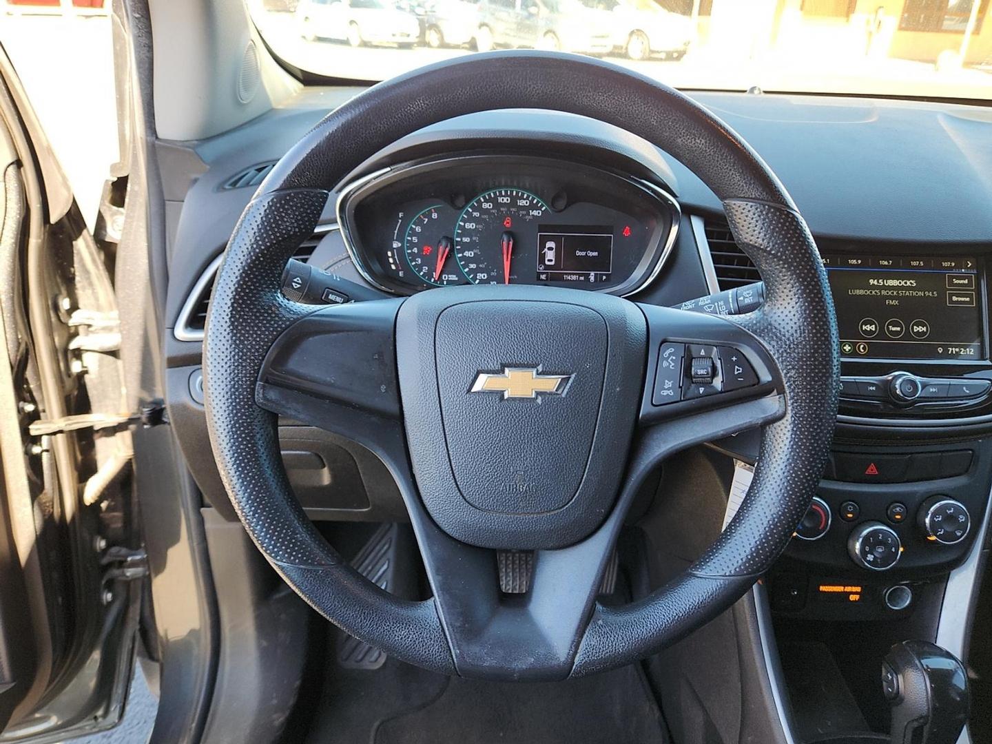 2019 GRAY Chevrolet Trax LS (3GNCJKSBXKL) with an Ecotec 1.4L I-4 DOHC, variable valve control, intercooled turbo, regular unleaded, engine with 138HP engine, located at 4711 Ave Q, Lubbock, TX, 79412, (806) 687-2362, 33.551304, -101.855293 - Photo#22