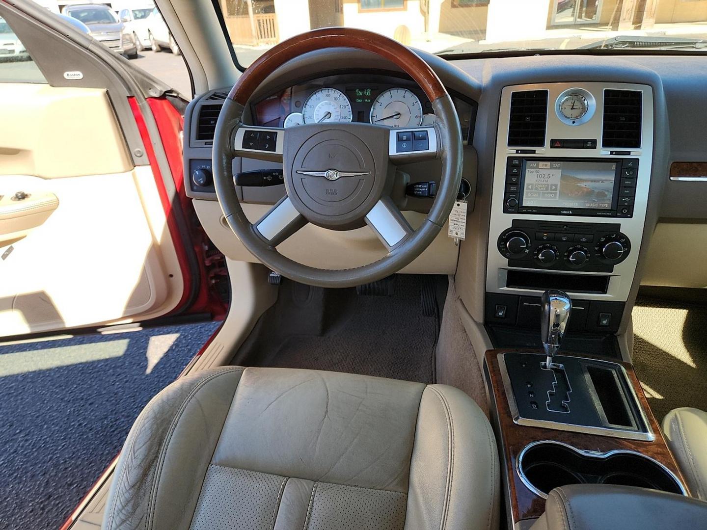 2008 RED Chrysler 300C Hemi (2C3LA63HX8H) with an HEMI 5.7L V-8 regular unleaded, engine with cylinder deactivation and 340HP engine, located at 4711 Ave Q, Lubbock, TX, 79412, (806) 687-2362, 33.551304, -101.855293 - Photo#13