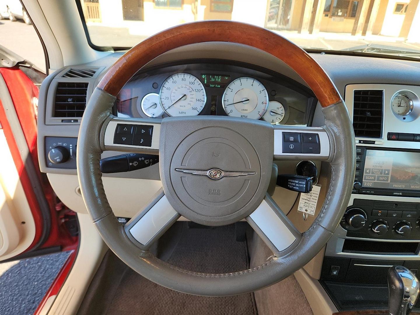 2008 RED Chrysler 300C Hemi (2C3LA63HX8H) with an HEMI 5.7L V-8 regular unleaded, engine with cylinder deactivation and 340HP engine, located at 4711 Ave Q, Lubbock, TX, 79412, (806) 687-2362, 33.551304, -101.855293 - Photo#26