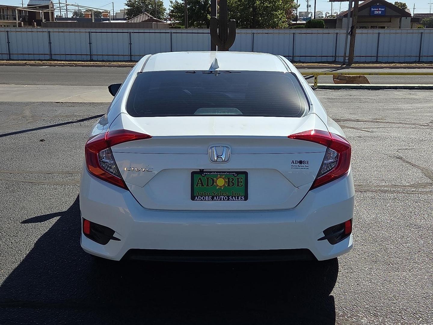 2017 White Orchid Pearl - WA /Ivory - IV Honda Civic EX (2HGFC2F77HH) with an 2L I-4 DOHC, variable valve control, regular unleaded, engine with 158HP engine, located at 4711 Ave Q, Lubbock, TX, 79412, (806) 687-2362, 33.551304, -101.855293 - Photo#3