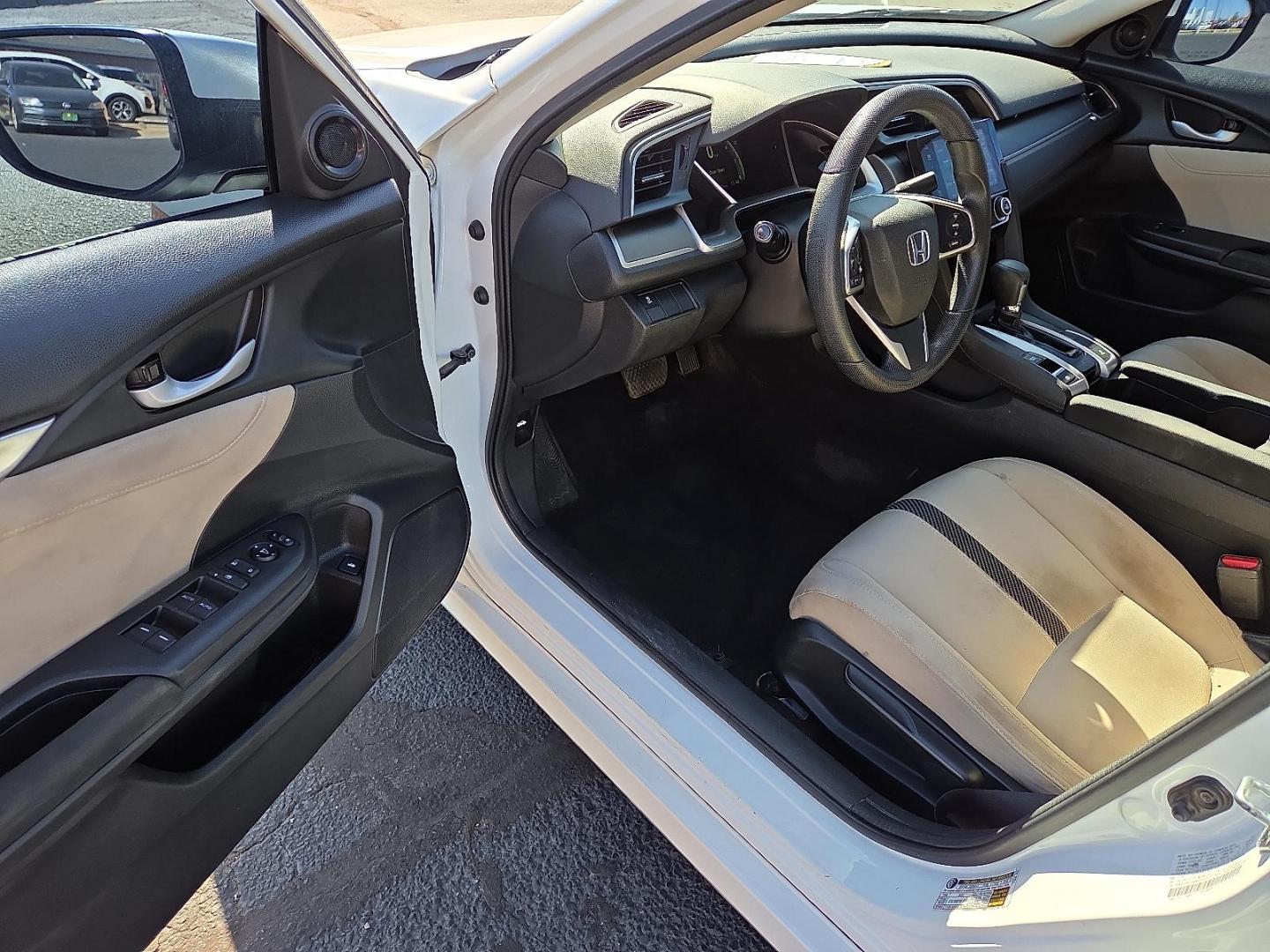 2017 White Orchid Pearl - WA /Ivory - IV Honda Civic EX (2HGFC2F77HH) with an 2L I-4 DOHC, variable valve control, regular unleaded, engine with 158HP engine, located at 4711 Ave Q, Lubbock, TX, 79412, (806) 687-2362, 33.551304, -101.855293 - Photo#19