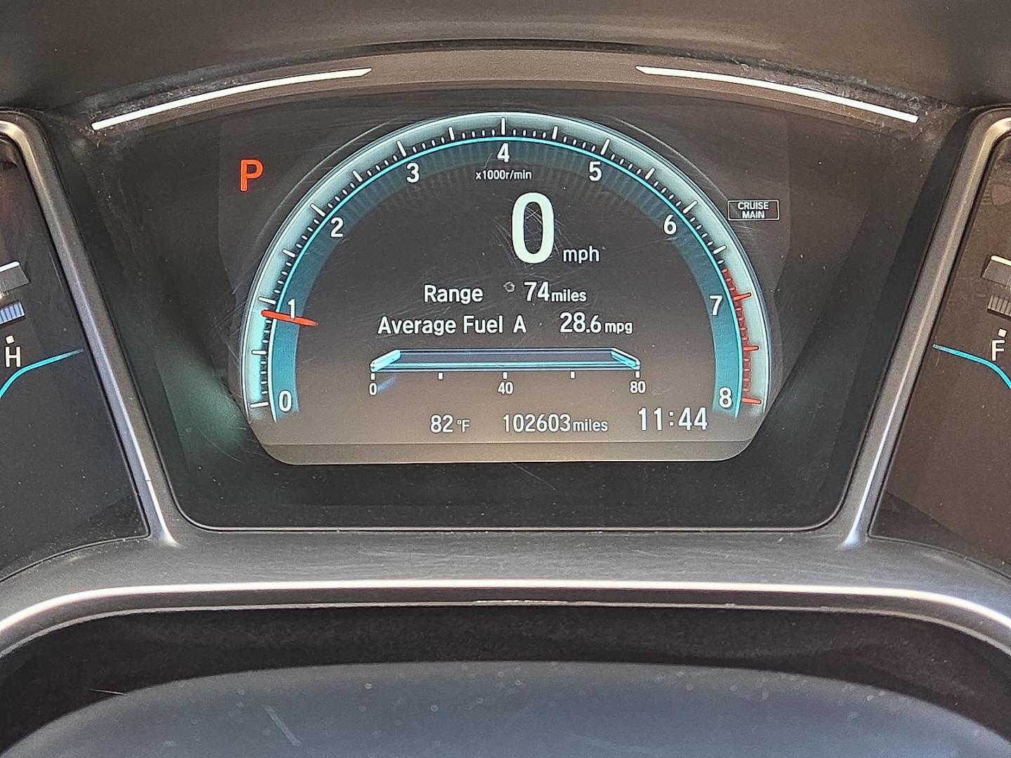 2017 White Orchid Pearl - WA /Ivory - IV Honda Civic EX (2HGFC2F77HH) with an 2L I-4 DOHC, variable valve control, regular unleaded, engine with 158HP engine, located at 4711 Ave Q, Lubbock, TX, 79412, (806) 687-2362, 33.551304, -101.855293 - Photo#24