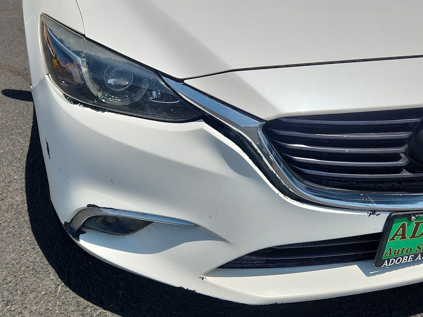 2016 WHITE /Parchment - GP8 Mazda Mazda6 i Grand Touring (JM1GJ1W58G1) with an SKYACTIV-G 2.5L I-4 gasoline direct injection, DOHC, variable valve control, regular unleaded, engine with 184HP engine, located at 4711 Ave Q, Lubbock, TX, 79412, (806) 687-2362, 33.551304, -101.855293- Photo#7