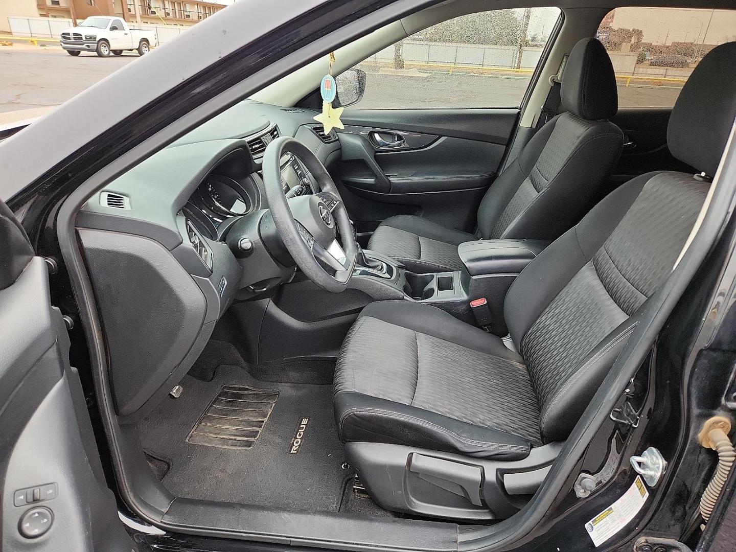 2017 BLACK Nissan Rogue S (JN8AT2MT3HW) with an 2.5L I-4 DOHC, variable valve control, regular unleaded, engine with 170HP engine, located at 4711 Ave Q, Lubbock, TX, 79412, (806) 687-2362, 33.551304, -101.855293 - Photo#12