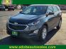 2019 GRAY Chevrolet Equinox LS (2GNAXSEV7K6) with an 1.5L I-4 gasoline direct injection, DOHC, VVT variable valve control, intercooled turbo, regular unleaded, engine with 170HP engine, located at 4711 Ave Q, Lubbock, TX, 79412, (806) 687-2362, 33.551304, -101.855293 - Photo#0