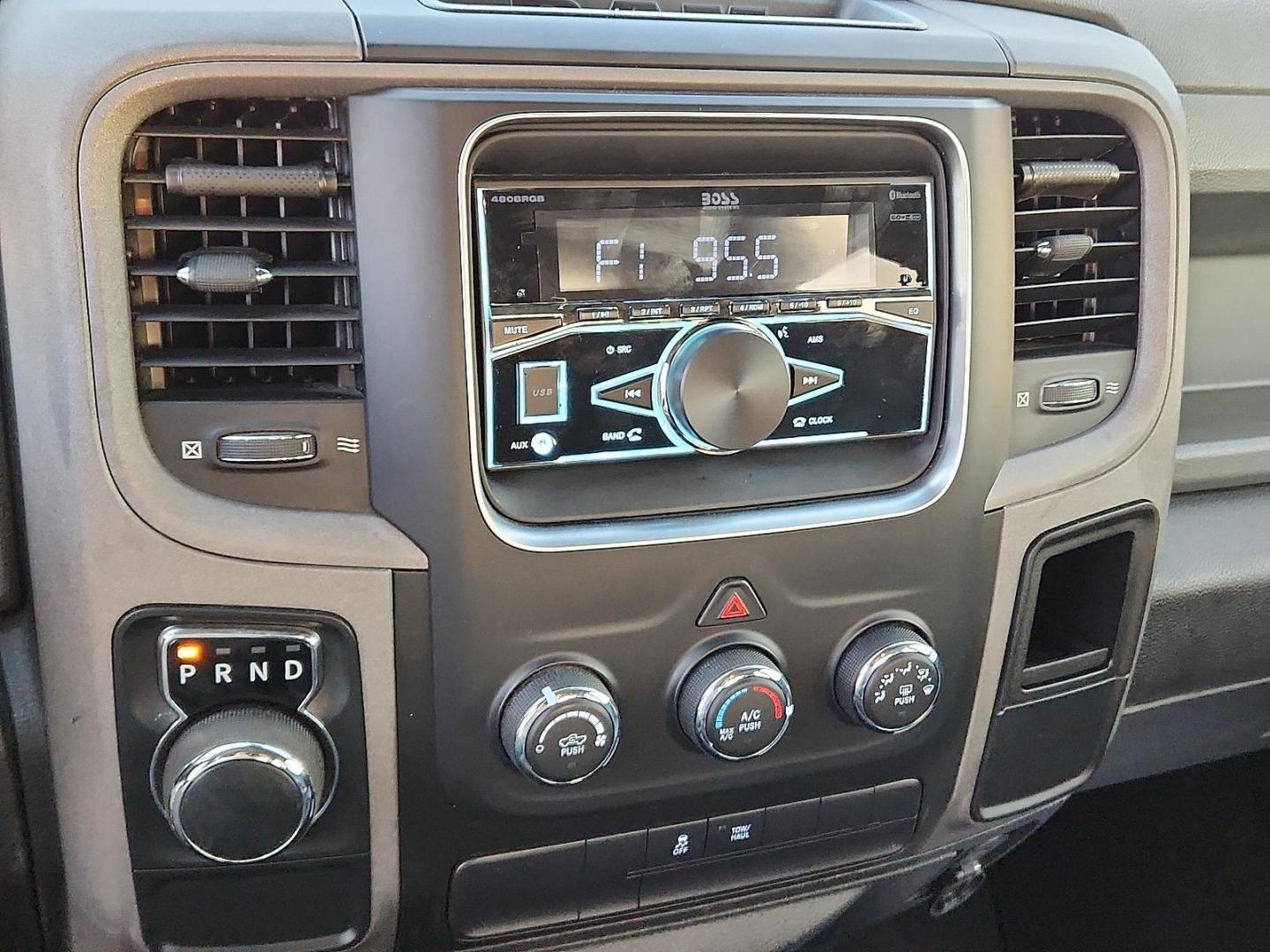 2019 BLACK Ram 1500 Classic Tradesman Quad Cab 4x2 6'4" Box (1C6RR6FT9KS) with an HEMI 5.7L V-8 variable valve control, regular unleaded, engine with cylinder deactivation and 395HP engine, located at 4711 Ave Q, Lubbock, TX, 79412, (806) 687-2362, 33.551304, -101.855293 - Photo#14
