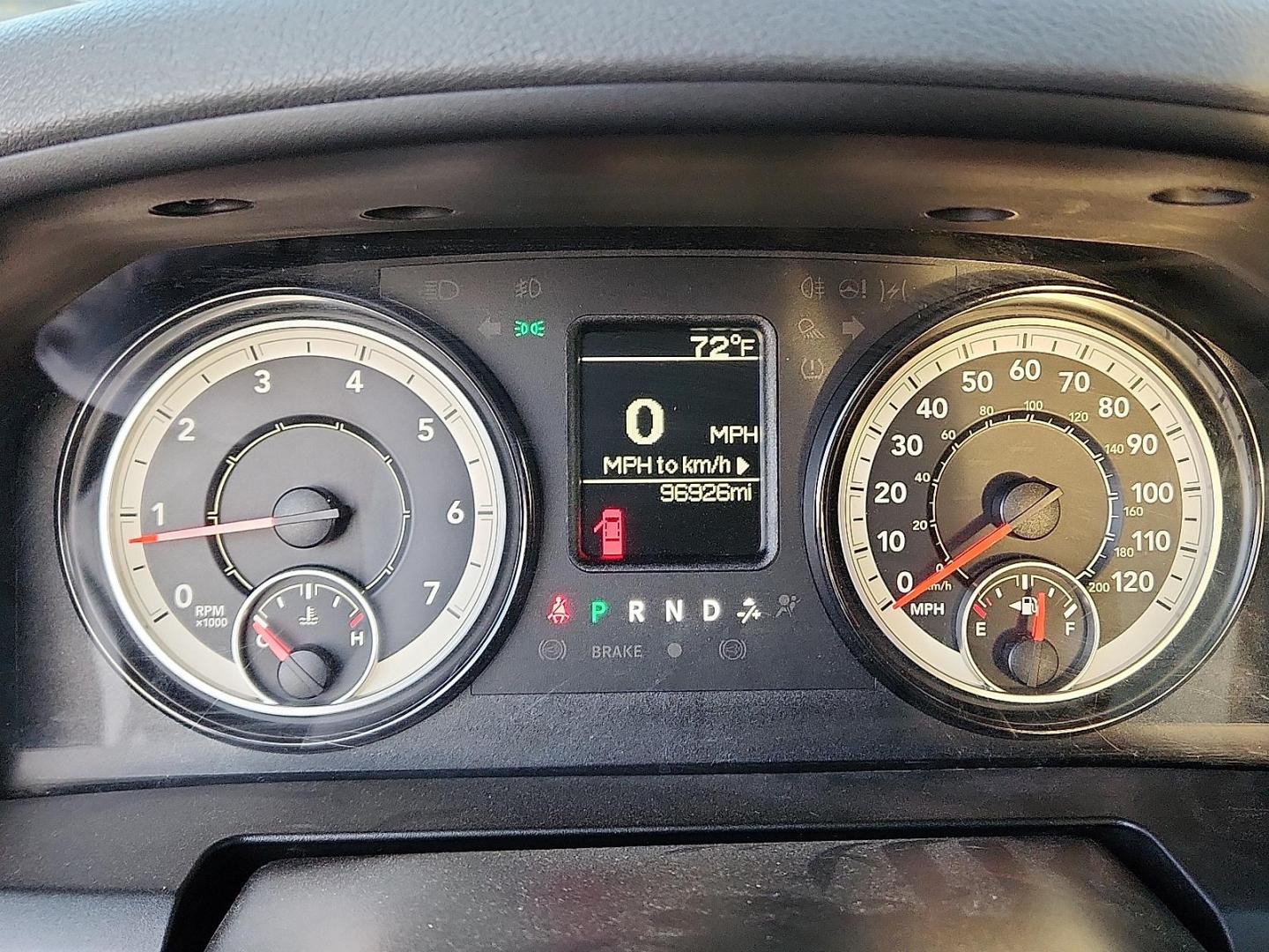 2019 BLACK Ram 1500 Classic Tradesman Quad Cab 4x2 6'4" Box (1C6RR6FT9KS) with an HEMI 5.7L V-8 variable valve control, regular unleaded, engine with cylinder deactivation and 395HP engine, located at 4711 Ave Q, Lubbock, TX, 79412, (806) 687-2362, 33.551304, -101.855293 - Photo#15