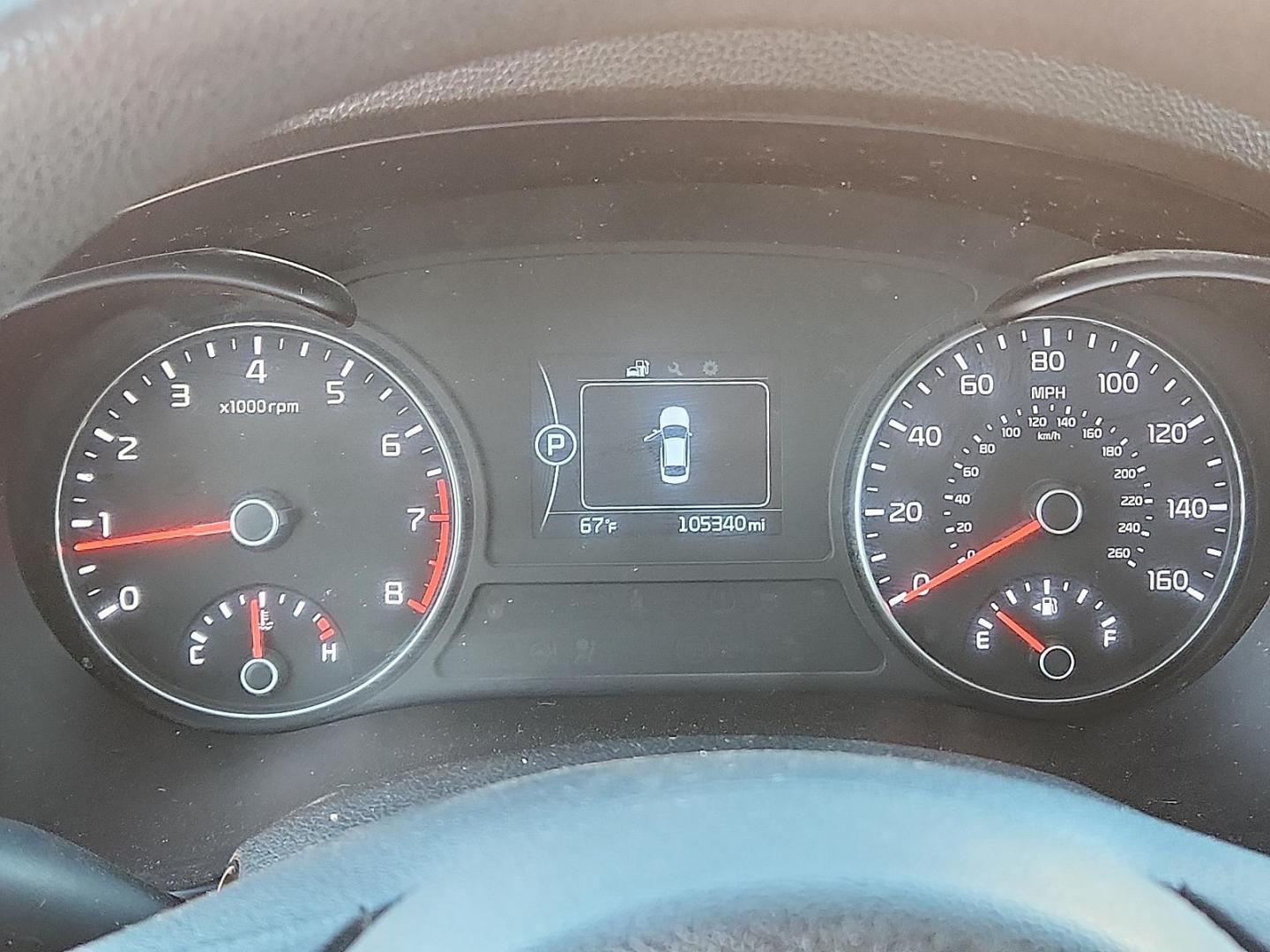 2016 BLACK Kia Optima LX (5XXGT4L35GG) with an Theta II 2.4L I-4 gasoline direct injection, DOHC, CVVT variable valve control, regular unleaded, engine with 185HP engine, located at 4711 Ave Q, Lubbock, TX, 79412, (806) 687-2362, 33.551304, -101.855293 - Photo#19