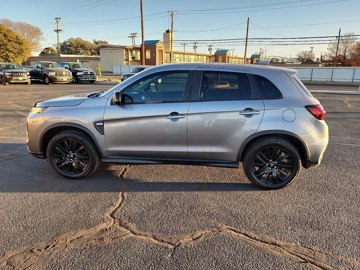 2021 SILVER Mitsubishi Outlander Sport 2.0 ES 2WD (JA4APUAU4MU) with an 2L I-4 DOHC, MIVEC variable valve control, regular unleaded, engine with 148HP engine, located at 4711 Ave Q, Lubbock, TX, 79412, (806) 687-2362, 33.551304, -101.855293 - Photo#1