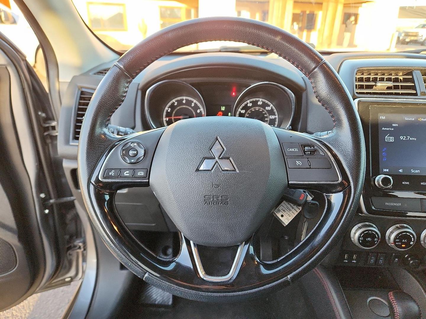 2021 SILVER Mitsubishi Outlander Sport 2.0 ES 2WD (JA4APUAU4MU) with an 2L I-4 DOHC, MIVEC variable valve control, regular unleaded, engine with 148HP engine, located at 4711 Ave Q, Lubbock, TX, 79412, (806) 687-2362, 33.551304, -101.855293 - Photo#16