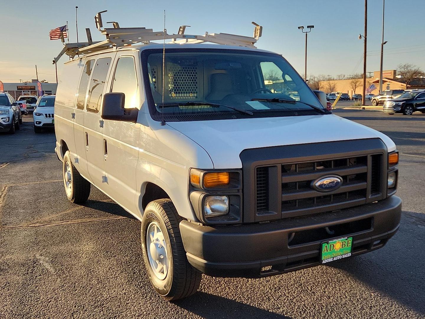 2011 WHITE Ford E-250 Commercial (1FTNE2EL3BD) with an Triton 5.4L V-8 engine with 255HP engine, located at 4711 Ave Q, Lubbock, TX, 79412, (806) 687-2362, 33.551304, -101.855293 - Photo#5