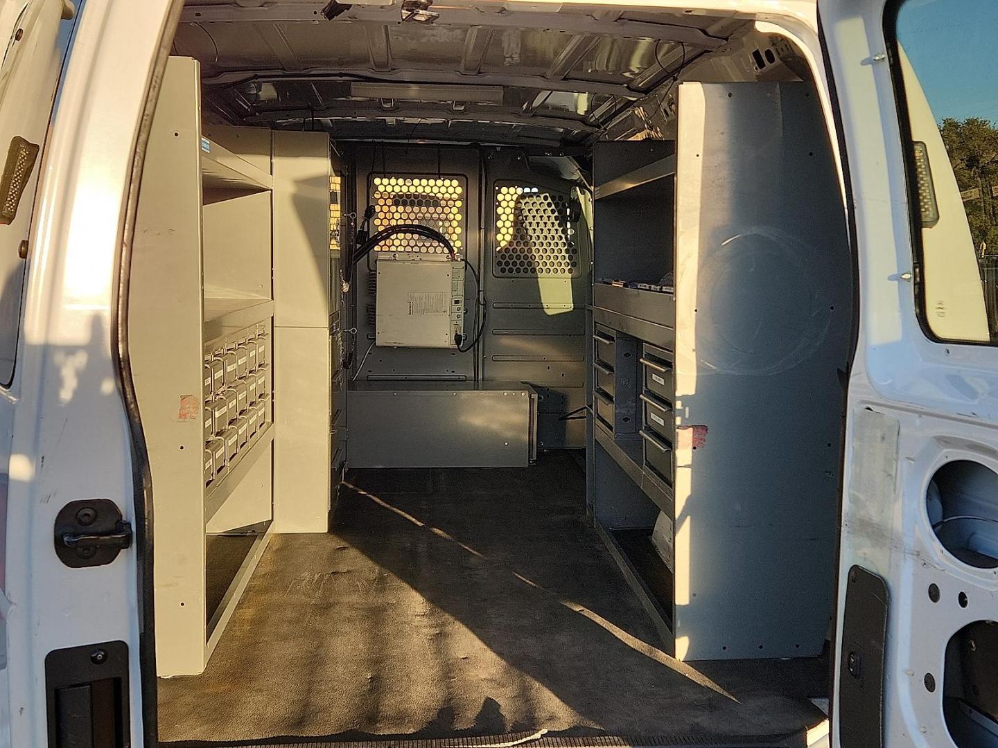 2011 WHITE Ford E-250 Commercial (1FTNE2EL3BD) with an Triton 5.4L V-8 engine with 255HP engine, located at 4711 Ave Q, Lubbock, TX, 79412, (806) 687-2362, 33.551304, -101.855293 - Photo#7