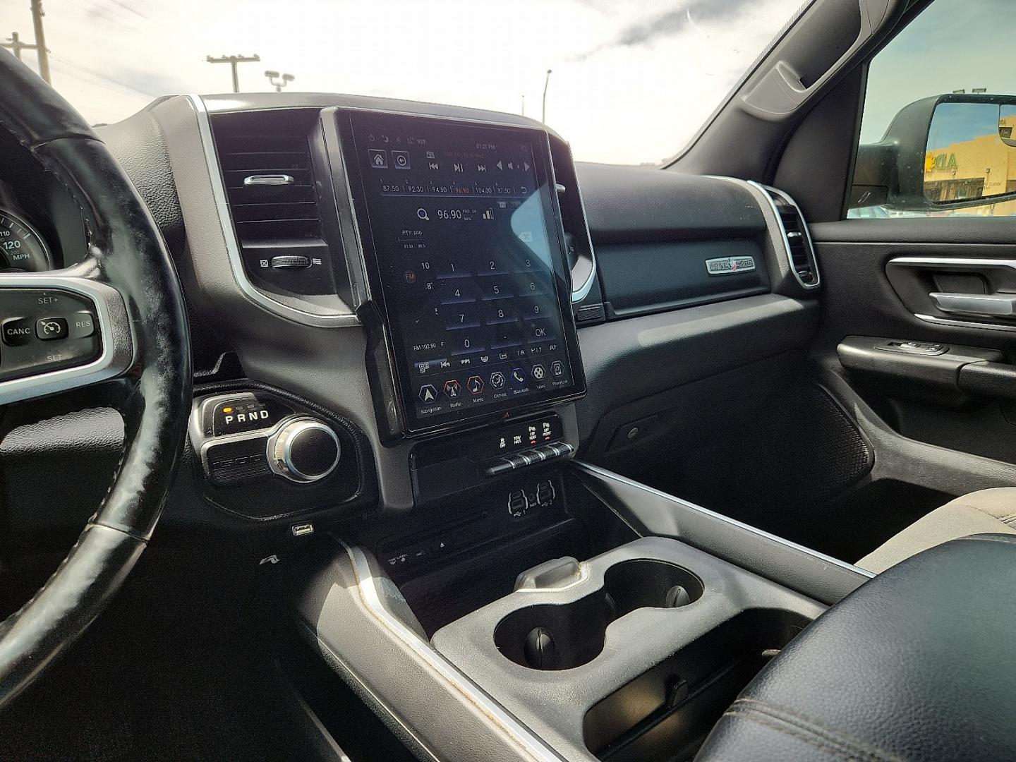 2019 WHITE /Black - X9 Ram 1500 Big Horn/Lone Star Crew Cab 4x2 5'7" Box (1C6RREFT8KN) with an HEMI 5.7L V-8 variable valve control, regular unleaded, engine with cylinder deactivation and 395HP engine, located at 4711 Ave Q, Lubbock, TX, 79412, (806) 687-2362, 33.551304, -101.855293 - Photo#29