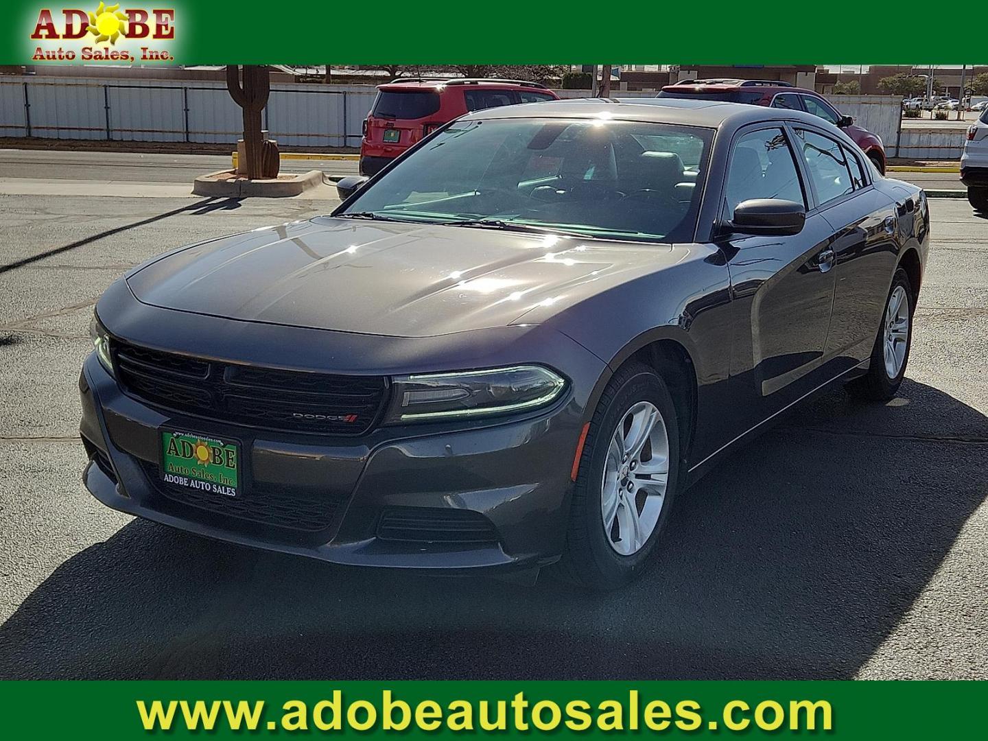 2021 GRAY Dodge Charger SXT RWD (2C3CDXBG6MH) with an Pentastar 3.6L V-6 DOHC, variable valve control, regular unleaded, engine with 292HP engine, located at 4711 Ave Q, Lubbock, TX, 79412, (806) 687-2362, 33.551304, -101.855293 - Photo#0