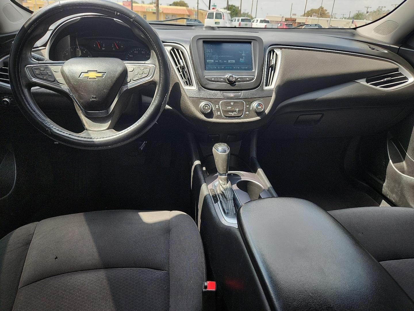 2018 WHITE /Jet Black - H1T Chevrolet Malibu 1LS (1G1ZB5ST1JF) with an ECOTEC 1.5L I-4 direct injection, DOHC, VVT variable valve control, intercooled turbo, regular gasoline, engine with 160HP engine, located at 4711 Ave Q, Lubbock, TX, 79412, (806) 687-2362, 33.551304, -101.855293- Photo#13