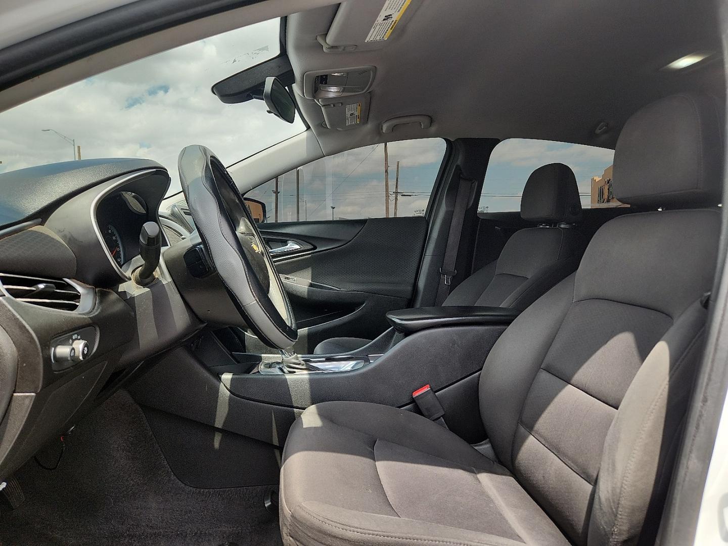 2018 WHITE /Jet Black - H1T Chevrolet Malibu 1LS (1G1ZB5ST1JF) with an ECOTEC 1.5L I-4 direct injection, DOHC, VVT variable valve control, intercooled turbo, regular gasoline, engine with 160HP engine, located at 4711 Ave Q, Lubbock, TX, 79412, (806) 687-2362, 33.551304, -101.855293- Photo#14