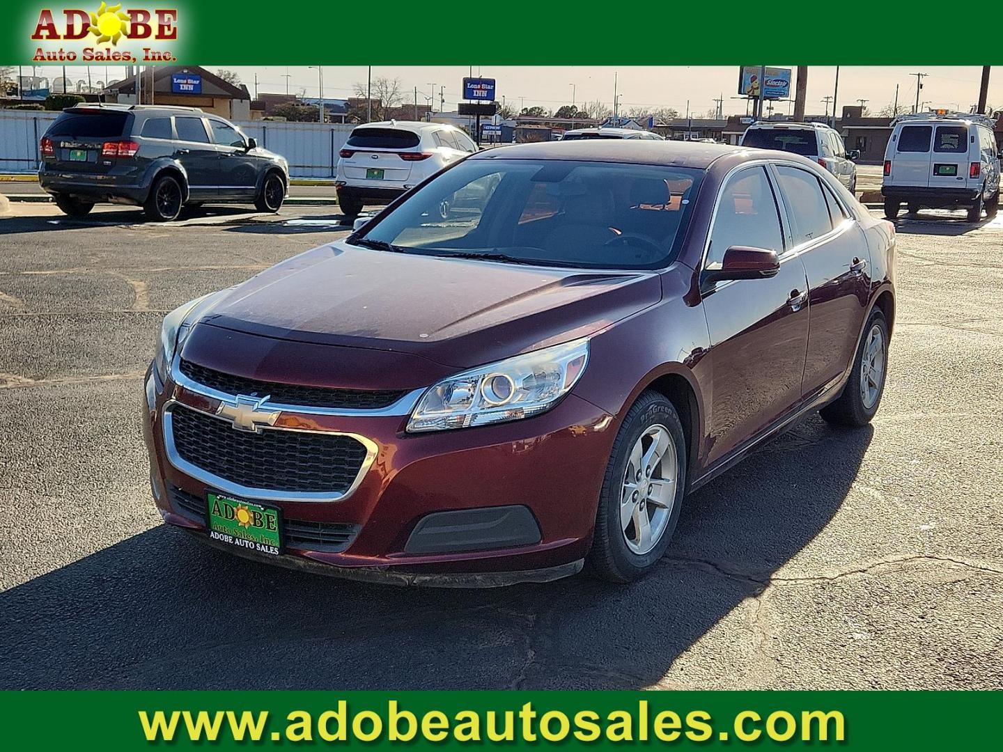 2016 RED Chevrolet Malibu Limited LT (1G11C5SA5GF) with an 2.5L I-4 gasoline direct injection, DOHC, variable valve control, regular unleaded, engine with 202HP engine, located at 4711 Ave Q, Lubbock, TX, 79412, (806) 687-2362, 33.551304, -101.855293 - Photo#0