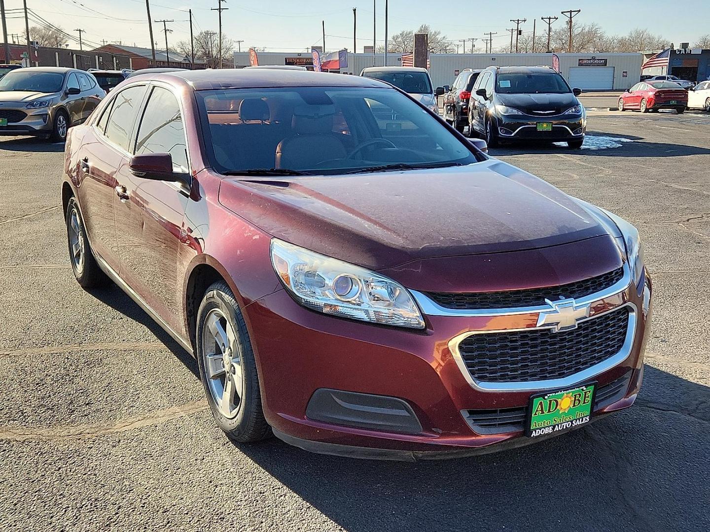 2016 RED Chevrolet Malibu Limited LT (1G11C5SA5GF) with an 2.5L I-4 gasoline direct injection, DOHC, variable valve control, regular unleaded, engine with 202HP engine, located at 4711 Ave Q, Lubbock, TX, 79412, (806) 687-2362, 33.551304, -101.855293 - Photo#5