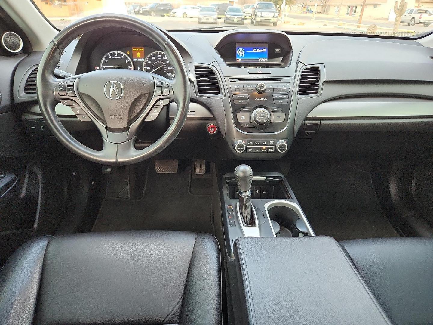 2017 BLACK Acura RDX w/AcuraWatch Plus Package (5J8TB3H33HL) with an 3.5L V-6 i-VTEC variable valve control, premium unleaded, engine with cylinder deactivation and 279HP engine, located at 4711 Ave Q, Lubbock, TX, 79412, (806) 687-2362, 33.551304, -101.855293 - Photo#9